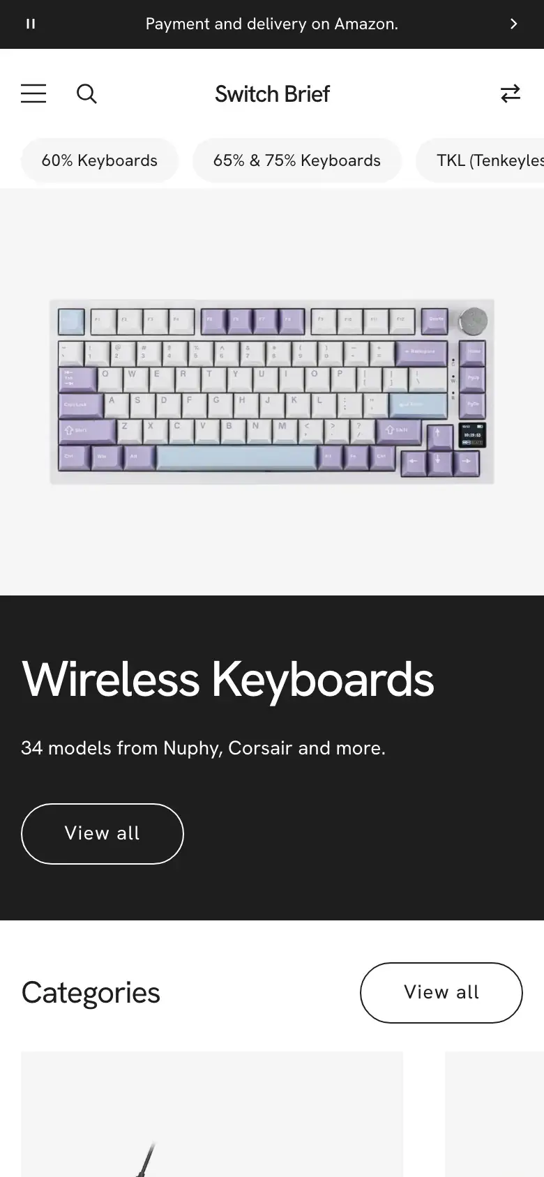 Calla (Mechanical keyboards), phone screen recording