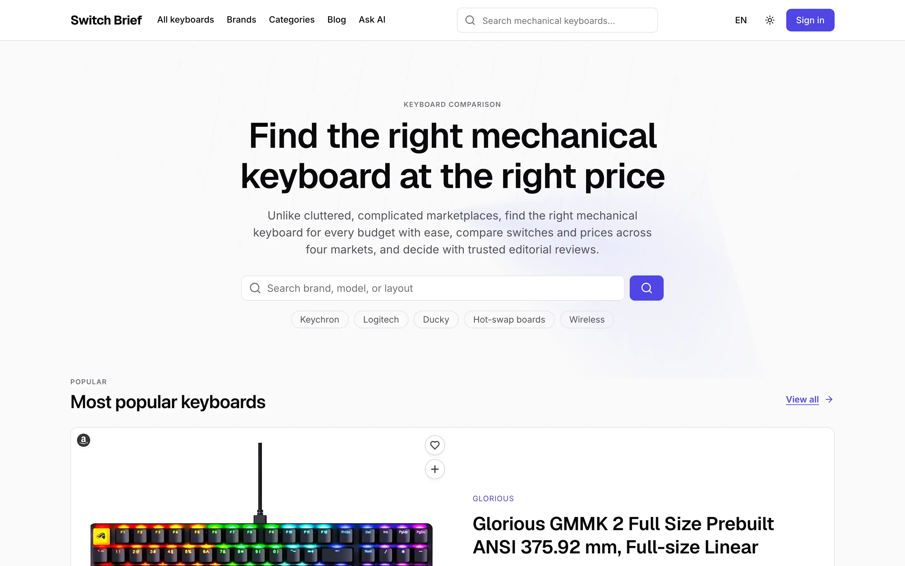 Classic (Mechanical keyboards): Home, Desktop